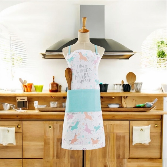 The Unbranded Brand Other - Unicorn Apron with Pastel Design 🦄✨